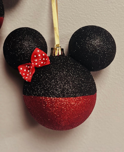 Mickey/Minnie Ornament (Order 2 get $5 OFF)