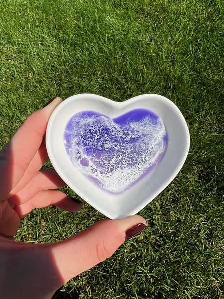 Tiny Heart Dish (WHITE)