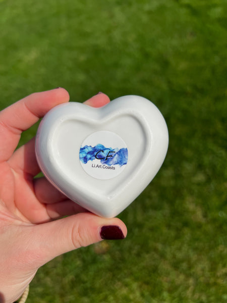 Tiny Heart Dish (WHITE)