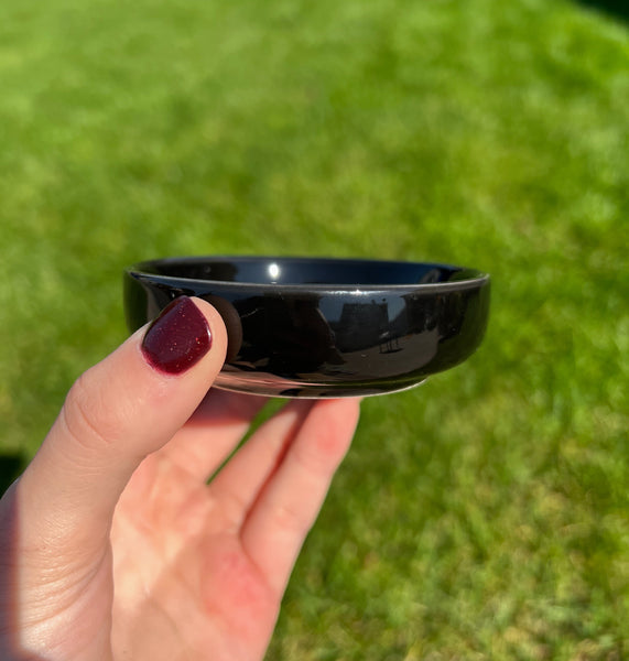 Tiny Circle Dish (BLACK)