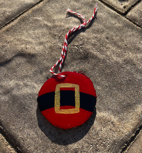 Santa Belt Ornament