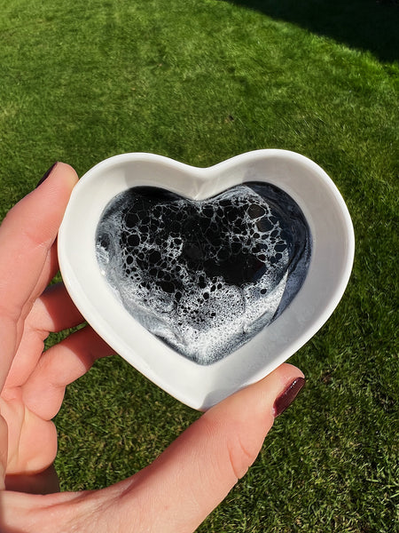 Tiny Heart Dish (WHITE)