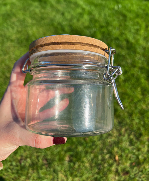 Glass Jar with Lock Top